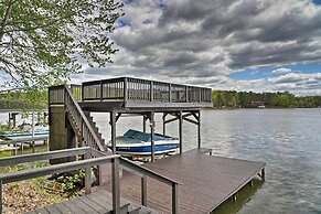 Waterfront Cottage w/ Boat Dock & 3 Decks!