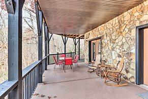 Deck & Game Room: Blue Ridge Mountain Cabin!