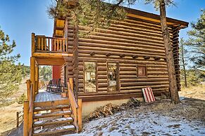 Classic Colorado Log Home w/ Mountain Views!