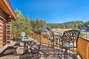 Classic Colorado Log Home w/ Mountain Views!