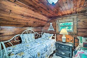 Rustic Cabin w/ Patio & Pond on Blue Ridge Parkway