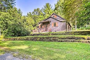 Rustic Cabin w/ Patio & Pond on Blue Ridge Parkway