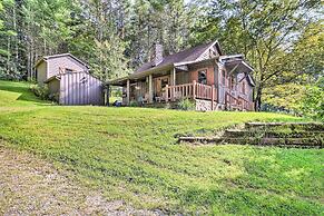 Rustic Cabin w/ Patio & Pond on Blue Ridge Parkway