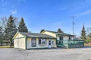 Cozy Cass City Retreat w/ Spacious Deck!