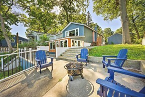 Lakefront Battle Creek Home w/ Fishing Dock!
