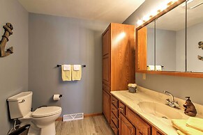 Waupaca Lakefront Home w/ Pool Table & Dock!