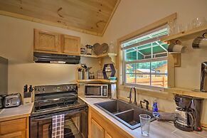 Deck & Hot Tub: Bryson City Riverfront Cabin!