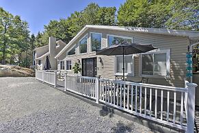 Fire Pit + Furnished Deck: Serene Tobyhanna Escape