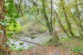 Quiet & Romantic Riverfront Mckenzie Bridge Cabin!