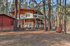 Ruidoso Cabin w/ Forest Views & Covered Porch
