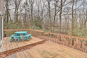~ 1 Mi to Lake: Secluded Poconos Home w/ Decks