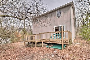 ~ 1 Mi to Lake: Secluded Poconos Home w/ Decks