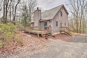 ~ 1 Mi to Lake: Secluded Poconos Home w/ Decks