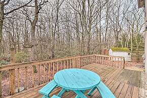 ~ 1 Mi to Lake: Secluded Poconos Home w/ Decks