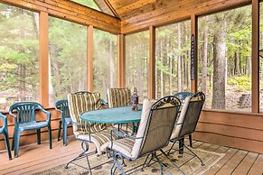 Waterfront Lake Tomahawk Cabin w/ Game Room!