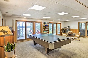 Waterfront Lake Tomahawk Cabin w/ Game Room!