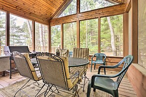 Waterfront Lake Tomahawk Cabin w/ Game Room!