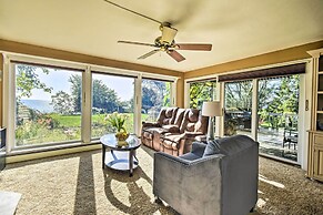 Deck + Fire Pit: Waterfront Lake Michigan Escape