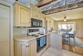 Deck + Fire Pit: Waterfront Lake Michigan Escape