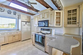 Deck + Fire Pit: Waterfront Lake Michigan Escape