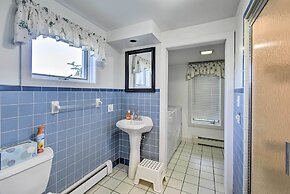 Deck + Fire Pit: Waterfront Lake Michigan Escape