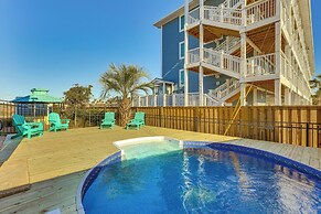 Chic Surf City Retreat w/ Pool < 1 Block to Beach!