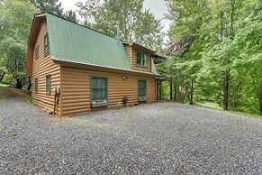 Cozy Creekside Cabin w/ Fire Pit & Views!