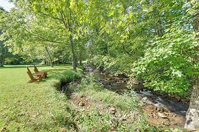 Cozy Creekside Cabin w/ Fire Pit & Views!