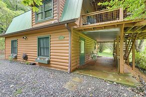 Cozy Creekside Cabin w/ Fire Pit & Views!