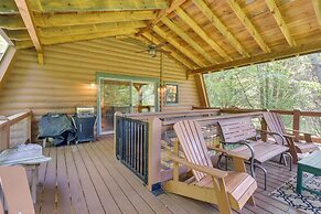 Cozy Creekside Cabin w/ Fire Pit & Views!