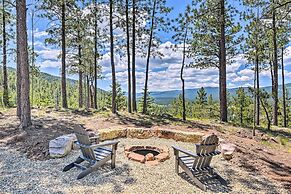 Custom Angel Fire Home: Views, Hot Tub & Fire Pit!