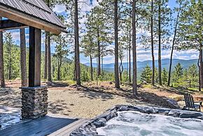 Custom Angel Fire Home: Views, Hot Tub & Fire Pit!