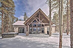 Custom Angel Fire Home: Views, Hot Tub & Fire Pit!