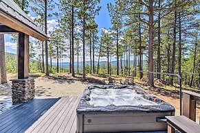 Custom Angel Fire Home: Views, Hot Tub & Fire Pit!