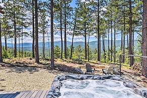 Custom Angel Fire Home: Views, Hot Tub & Fire Pit!