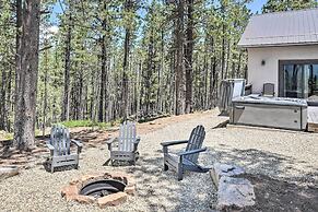 Custom Angel Fire Home: Views, Hot Tub & Fire Pit!