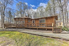Walk to Big Bass Lake: Family Home w/ Deck!