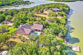 Dock & Private Pool: Lake Palo Pinto Retreat!