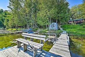 Lakefront Hideaway w/ Dock, Kayaks, Fire Pit!