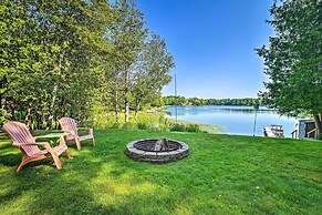 Lakefront Hideaway w/ Dock, Kayaks, Fire Pit!