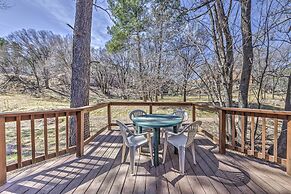 Lovely Creekside Ruidoso Home w/ Hot Tub & Deck!