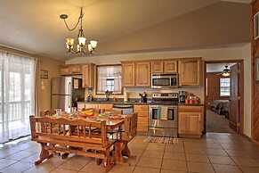 Lovely Creekside Ruidoso Home w/ Hot Tub & Deck!