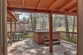 Lovely Creekside Ruidoso Home w/ Hot Tub & Deck!