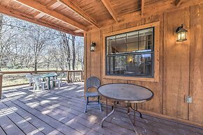 Lovely Creekside Ruidoso Home w/ Hot Tub & Deck!