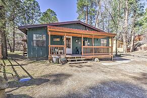Lovely Creekside Ruidoso Home w/ Hot Tub & Deck!