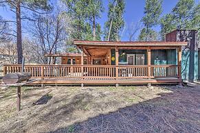 Lovely Creekside Ruidoso Home w/ Hot Tub & Deck!