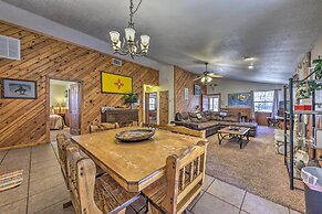 Lovely Creekside Ruidoso Home w/ Hot Tub & Deck!