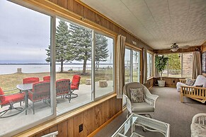 Peaceful Lakefront Houghton Lake Property w/ Patio