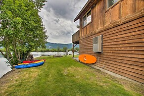 Waterfront Cabin w/ 2 Boat Docks & Mtn Views!