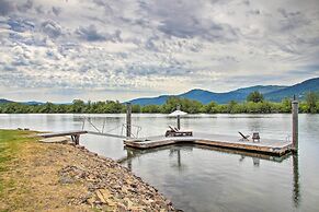 Waterfront Cabin w/ 2 Boat Docks & Mtn Views!